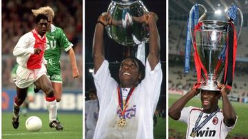 Clarence Seedorf y Samuel Etoo tienen el honor ser los ¨²nicos jugadores que han ganado la Champions con tres equipos distintos. El holand¨¦s lo hizo con el Ajax (1995), Real Madrid (1998 y 2000) y con el Milan (2003 y 2007).