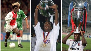 Clarence Seedorf y Samuel Etoo tienen el honor ser los únicos jugadores que han ganado la Champions con tres equipos distintos. El holandés lo hizo con el Ajax (1995), Real Madrid (1998 y 2000) y con el Milan (2003 y 2007).