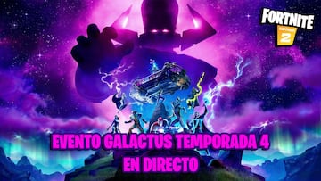 Evento Galactus de Fortnite en directo, final de la temporada 4 en vivo