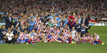 Estaba al frente del banquillo del Atl¨¦tico, por sanci¨®n al Cholo, cuando el equipo se proclam¨® campe¨®n de la Supercopa de Espa?a ante el Real Madrid en 2014.