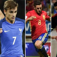 14 atléticos tuvieron minutos con sus selecciones nacionales