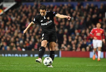 0-1. Wissam Ben Yedder marcó el primer gol.