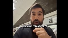Una pareja argentina conoce el Metro de Santiago por primera vez y su reacción ya es viral en redes