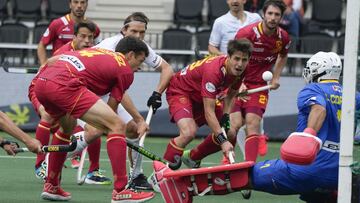 Quico Cortes, ante Bélgica.