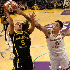 Griner is back on the floor