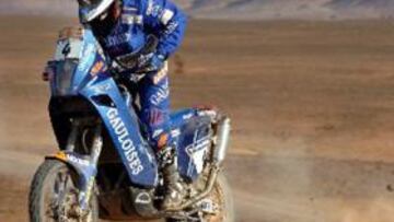 <b>PRIMER TRIUNFO DE ETAPA</B>. El piloto español logró en Tan Tan su primera victoria de etapa en el presente Dakar.