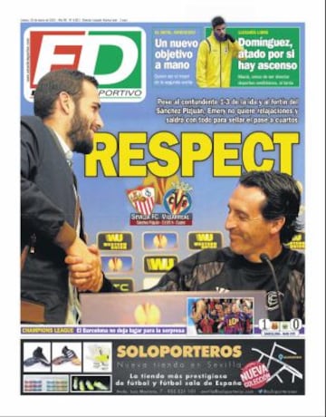 Portadas de la prensa deportiva