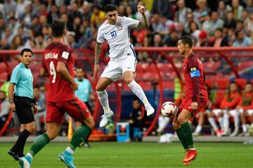Las mejores imágenes del Portugal-Chile en Kazán