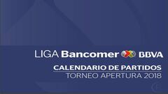 Se dio a conocer el calendario del Apertura 2018 del fútbol mexicano además de la fecha en la cual se disputara la Semana de Campeones.