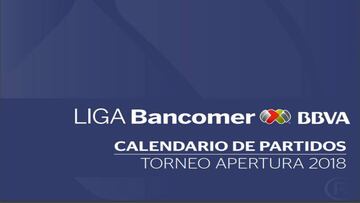 Se dio a conocer el calendario del Apertura 2018 del fútbol mexicano además de la fecha en la cual se disputara la Semana de Campeones.