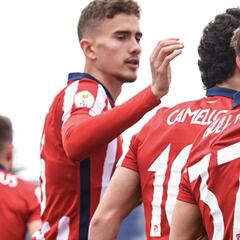 El Atlético B sufre pero gana gracias a un gol de Camello