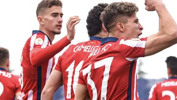 El Atlético B sufre pero gana gracias a un gol de Camello