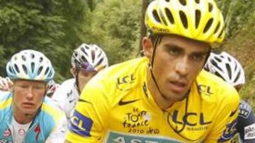 <b>¿GANADOR 2010? </b>Contador perdería el Tour si resulta sancionado.