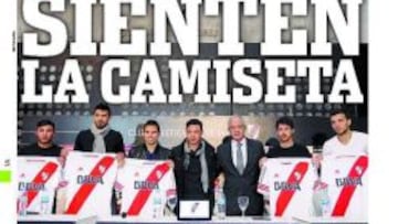 Portada del 3 de julio del diario argentino Olé.