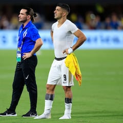 Luis Suárez da la cara tras la eliminación de Uruguay en Copa América
