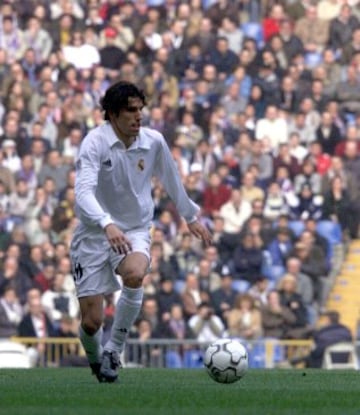 Miñambres, en el Real Madrid-Las Palmas de 2002.