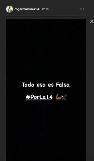 Roger Martínez desmiente en Instagram que vaya a salir del América