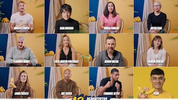 Los 12 deportistas implicados en el proyecto.