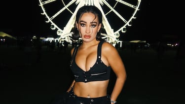 Marina Rivers durante el Festival de Música y Artes del Valle de Coachella 2025 en el Empire Polo Club el 11 de abril de 2025 en Indio, California.