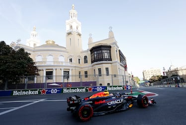 Así quedó Checo Pérez en la clasificación del GP de Azerbaiyán ¿en qué posición sale?