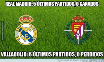 Recopilación de los mejores memes de internet sobre el partido entre el Real Madrid y el Real Valladolid perteneciente a la jornada 11 de la Liga Santander.
