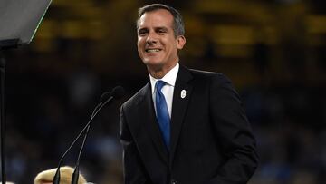 El alcalde de Los ?ngeles, fan de los Lakers, rendido: "Ahora mismo somos la ciudad de los Clippers"