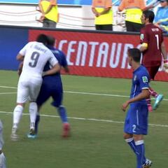 Chiellini-Suárez, 1.022 días después del mordisco de Natal