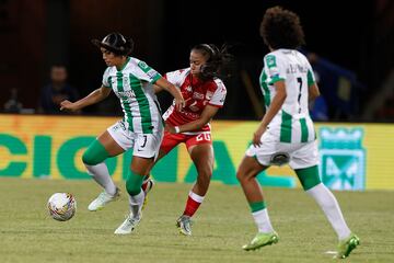 Partido de ida de las semifinales de la Liga Femenina BetPlay 2023, entre Atlético Nacional e Independiente Santa Fe.