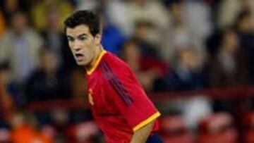 <b>ILUSIONADO</b>. Tras una gran temporada con el Valencia, Albelda quiere alargar este exitoso año en la selección.