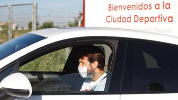 Mudo Vázquez, entrenando en la Ciudad Deportiva para los PCR.