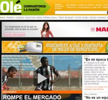 Portadas de la prensa extranjera