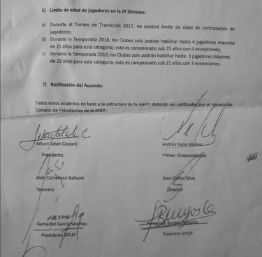 La firma que complica al Sifup y a la 2° División Profesional