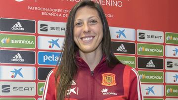 Jenni Hermoso estuvo en la catedral de Reims.