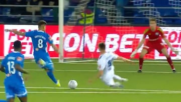 Primer gol para el centrocampista en su nuevo equipo.