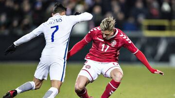 Chile arranca un empate trabajado contra Dinamarca