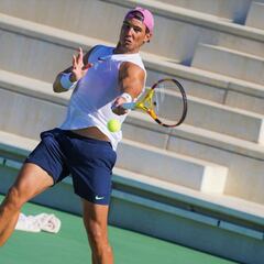 Nadal última su puesta a punto para la gira norteamericana