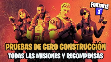 Pruebas de Cero Construcción en Fortnite: desafíos y recompensas