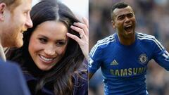 Imágenes de Meghan Markle con el Príncipe Harry y de Ashely Cole celebrando un gol con el Chelsea