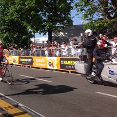 ¡Vaya chasco! Pibernik celebró el triunfo cuando faltaban 6 km