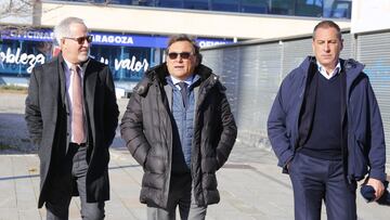 Jorge Mas, Raúl Sanllehí y Mariano Aguilar.