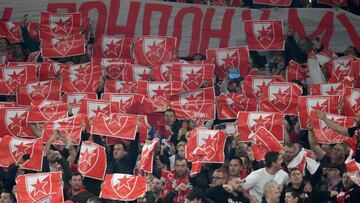 Red Star Belgrade fans banned from PSG and Liverpool games