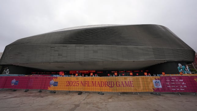 El Bernabéu se blinda para el partido de NFL entre Dolphins y Commanders