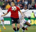 Osasuna se mantiene arriba en un partido de dos caras