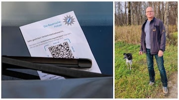 Un jubilado se va a pasear a su perro en mitad del campo y recibe una multa de aparcamiento de 55 euros: “No conduje hasta el prado”