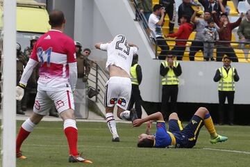 Las imágenes del agónico triunfo de Colo Colo sobre Everton
