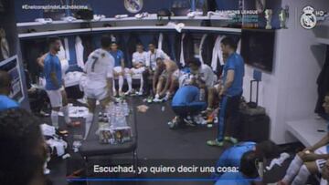 Video inédito: el épico discurso de Cristiano en el descanso de la Undécima