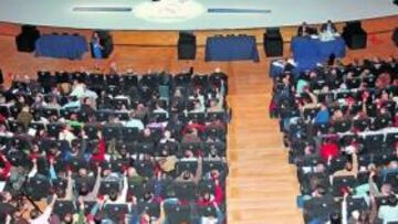 <b>TELEVISADA. </b>La Asamblea del 7-D fue interrumpida. La del 29-M se dará íntegra por Realmadrid TV.