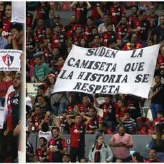 La afición del Atlas pide la renuncia de Gustavo Guzmán