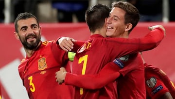 Dani Olmo and Pau Torres make history in Spain stroll