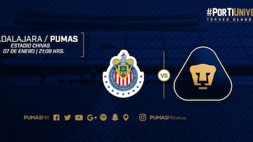 Chivas vs Pumas (2-1): Resumen del partido y goles